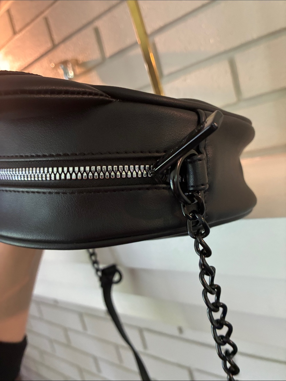 Betsey Johnson Black Cat Face Crossbody Bag - Picture 6 of 9